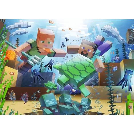 Minecraft Mosaic 1000pc Jigsaw Puzzle Extra Image 1